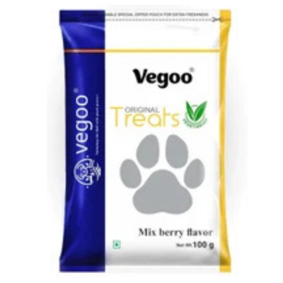 Vegoo Dog Milk Strips - 100g Optimum Health Pure Vegetarian Dog Food for Dogs of All Ages and Breeds